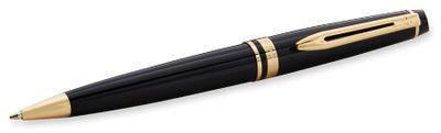 Ручка шариков. Waterman Expert 3 (CWS0951700) Black Laque GT M чернила син. подар.кор. - фото 1 - id-p213134250