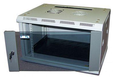 Шкаф коммутационный LanMaster TWT-CBW2-15U-6X4 настенный, стеклянная передняя дверь, 15U, 600x450 мм - фото 1 - id-p213131461