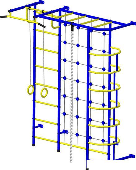 Детский спортивный комплекс Пионер С5С (синий/желтый) - фото 1 - id-p214610335