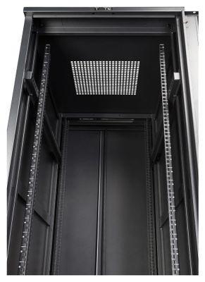 Шкаф коммутационный LanMaster TWT-CBB-42U-6X10-P1 напольный, перфорированная передняя дверь, 42U, 600x1000 мм - фото 5 - id-p213131463