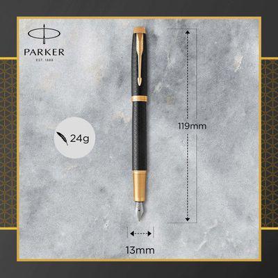 Ручка перьев. Parker IM Premium F323 (CW1931646) Black GT F ст.нерж. подар.кор. - фото 3 - id-p213134374