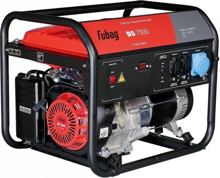 Бензиновый генератор FUBAG BS 7500, 220 В, 7.3кВт [641032] - фото 1 - id-p214625064