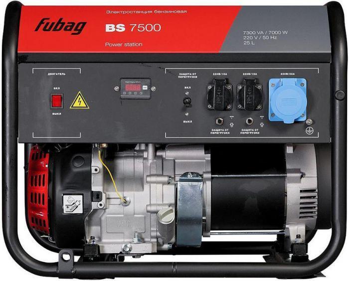 Бензиновый генератор FUBAG BS 7500, 220 В, 7.3кВт [641032] - фото 3 - id-p214625064