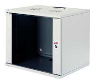 Шкаф коммутационный LANDE LN-SH09U5460-LG-F0-1 настенный, стеклянная передняя дверь, 9U, 540x460x600 мм