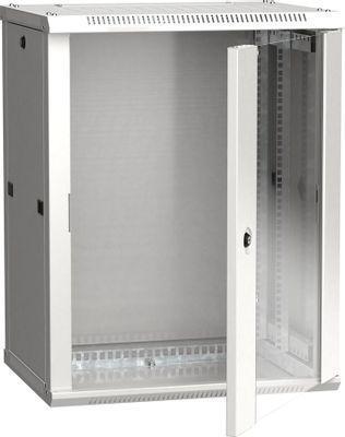 Шкаф коммутационный ITK LWR3-18U64-GF настенный, стеклянная передняя дверь, 18U, 600x900x450 мм - фото 1 - id-p213131517