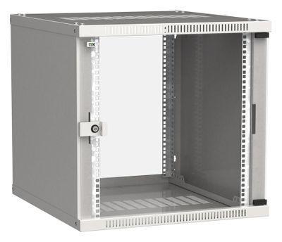 Шкаф коммутационный ITK LWE3-12U66-GF настенный, стеклянная передняя дверь, 12U, 600x585x600 мм - фото 1 - id-p213131530