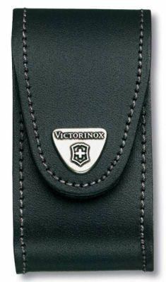 Чехол Victorinox Leather Belt Pouch, кожа натуральная, черный, без упаковки [4.0521.31] - фото 1 - id-p213131663