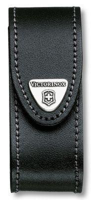 Чехол Victorinox Leather Belt Pouch, кожа натуральная, черный, без упаковки [4.0520.31] - фото 1 - id-p213131664