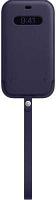 Чехол (футляр) Apple Leather Sleeve with MagSafe, для Apple iPhone 12 Pro Max, темно-фиолетовый [mk0d3ze/a]