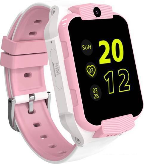 Детские умные часы Canyon Cindy KW-41 (белый/розовый) - фото 3 - id-p213935807