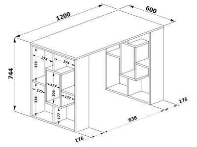 Стол компьютерный Сокол СПм-15, ЛДСП, дуб делано - фото 2 - id-p213132910