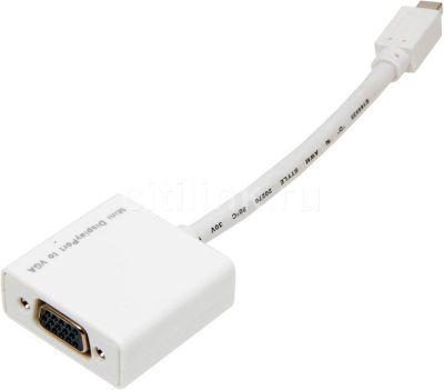 Переходник Display Port miniDisplayPort (m) - VGA (f), белый - фото 2 - id-p213135146