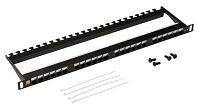 Патч-панель Lanmaster (LAN-PPC24U5E) 19" 0.5U 24xRJ45 кат.5E UTP