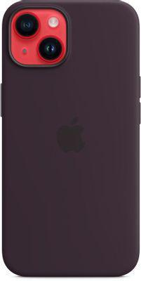 Чехол (клип-кейс) Apple Silicone Case with MagSafe, для Apple iPhone 14, баклажановый [mpt03fe/a] - фото 4 - id-p213131722