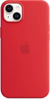 Чехол (клип-кейс) Apple Silicone Case with MagSafe, для Apple iPhone 14 Plus, красный [mpt63fe/a] - фото 4 - id-p213131729