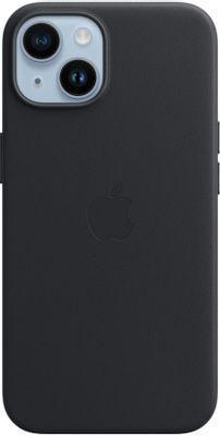 Чехол (клип-кейс) Apple Leather Case with MagSafe, для Apple iPhone 14, черный [mpp43fe/a] - фото 1 - id-p213131742