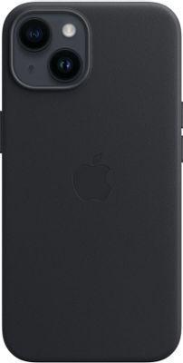 Чехол (клип-кейс) Apple Leather Case with MagSafe, для Apple iPhone 14, черный [mpp43fe/a] - фото 3 - id-p213131742