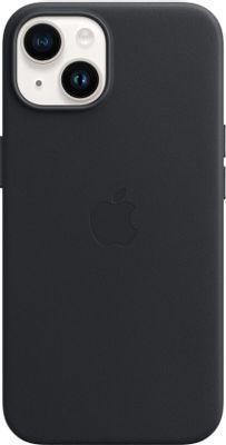 Чехол (клип-кейс) Apple Leather Case with MagSafe, для Apple iPhone 14, черный [mpp43fe/a] - фото 4 - id-p213131742