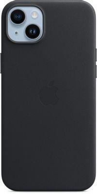 Чехол (клип-кейс) Apple Leather Case with MagSafe, для Apple iPhone 14 Plus, черный [mpp93fe/a] - фото 1 - id-p213131747