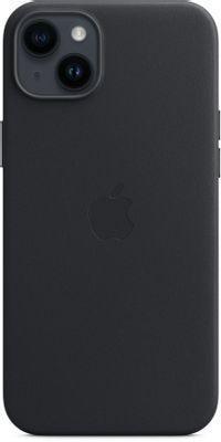 Чехол (клип-кейс) Apple Leather Case with MagSafe, для Apple iPhone 14 Plus, черный [mpp93fe/a] - фото 2 - id-p213131747