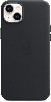 Чехол (клип-кейс) Apple Leather Case with MagSafe, для Apple iPhone 14 Plus, черный [mpp93fe/a] - фото 5 - id-p213131747