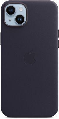 Чехол (клип-кейс) Apple Leather Case with MagSafe, для Apple iPhone 14 Plus, темно-фиолетовый [mppc3fe/a] - фото 1 - id-p213131748