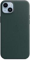 Чехол (клип-кейс) Apple Leather Case with MagSafe, для Apple iPhone 14 Plus, темно-зеленый [mppa3fe/a]