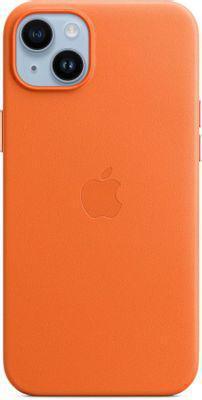 Чехол (клип-кейс) Apple Leather Case with MagSafe, для Apple iPhone 14 Plus, оранжевый [mppf3fe/a] - фото 1 - id-p213131750