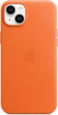 Чехол (клип-кейс) Apple Leather Case with MagSafe, для Apple iPhone 14 Plus, оранжевый [mppf3fe/a] - фото 5 - id-p213131750