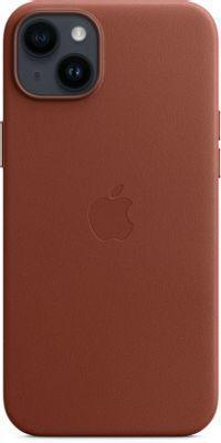 Чехол (клип-кейс) Apple Leather Case with MagSafe, для Apple iPhone 14 Plus, коричневый [mppd3fe/a] - фото 2 - id-p213131751