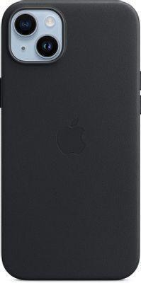 Чехол (клип-кейс) Apple Leather Case with MagSafe A2907, для Apple iPhone 14 Plus, черный [mpp93zm/a] - фото 1 - id-p213131757