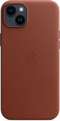 Чехол (клип-кейс) Apple Leather Case with MagSafe A2907, для Apple iPhone 14 Plus, коричневый [mppd3zm/a] - фото 2 - id-p213131759