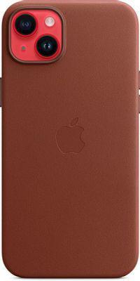 Чехол (клип-кейс) Apple Leather Case with MagSafe A2907, для Apple iPhone 14 Plus, коричневый [mppd3zm/a] - фото 5 - id-p213131759