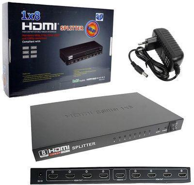 Сплиттер аудио-видео PREMIER 5-872-8, HDMI (f) - 8xHDMI (f) , ver 1.4, черный - фото 3 - id-p213133217