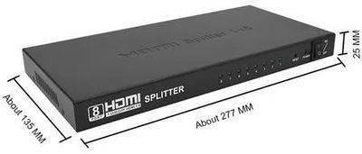 Сплиттер аудио-видео PREMIER 5-872-8, HDMI (f) - 8xHDMI (f) , ver 1.4, черный - фото 5 - id-p213133217