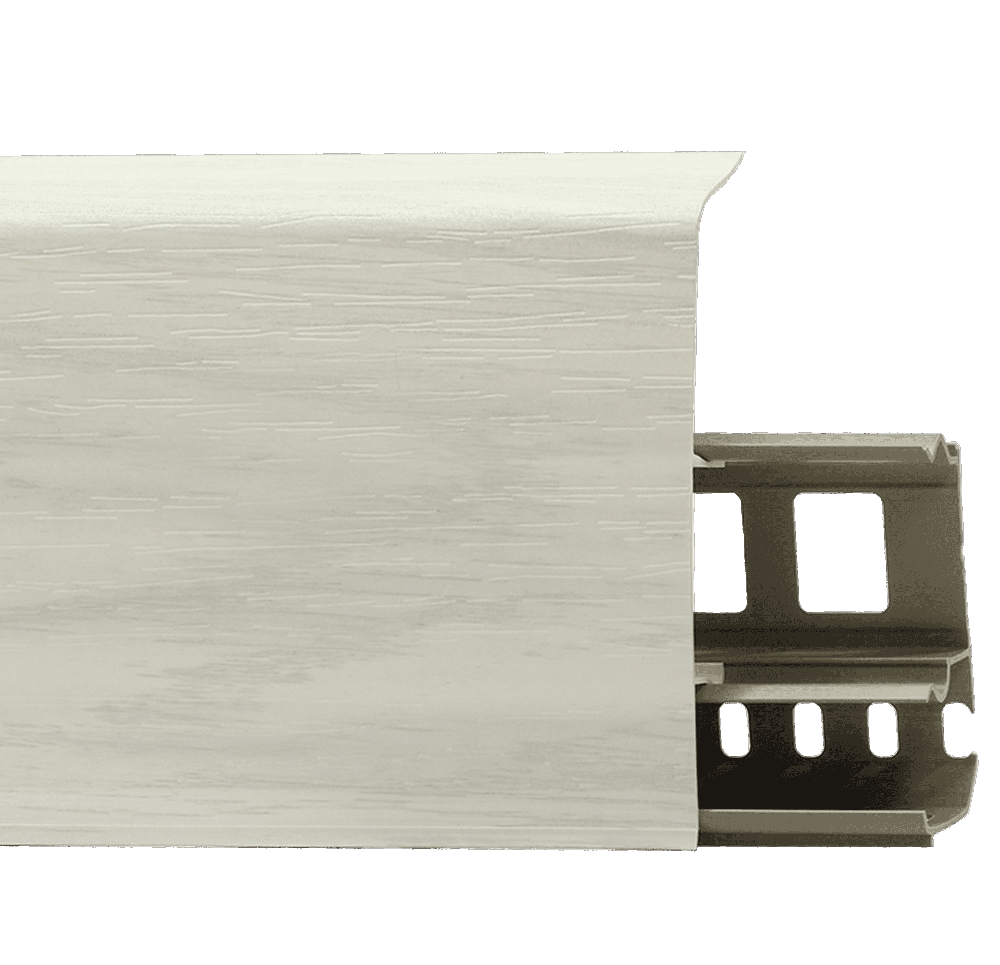 Плинтус LinePlast LS011 Груша Светлая 85 мм