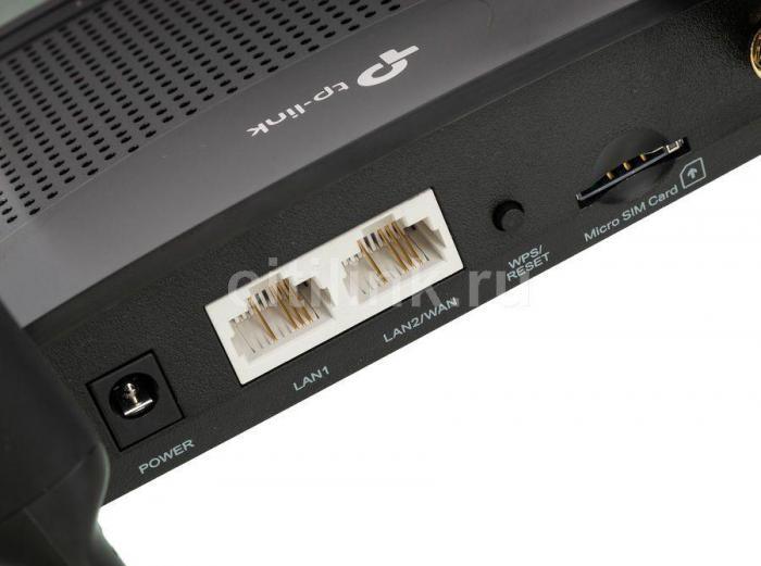 Wi-Fi роутер TP-LINK TL-MR100, N300, черный - фото 2 - id-p214208007