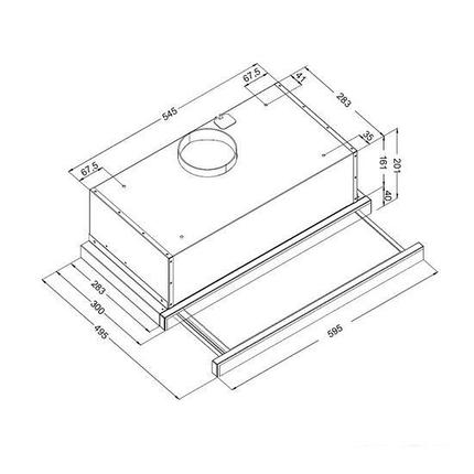 Кухонная вытяжка Korting KHP 6512 N, фото 2