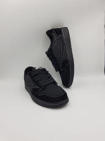 Кроссовки мужские  Кроссовки Travis Scott x Air Jordan 1 Low «Black Phantom