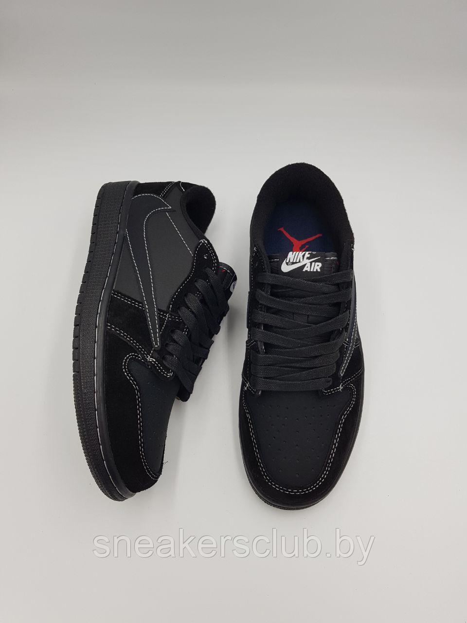 Кроссовки женскиеTravis Scott x Air Jordan 1 Low «Black Phantom - фото 5 - id-p214653674