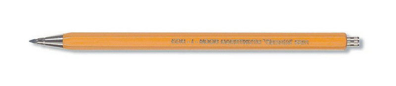 KOH-I-NOOR 5201 Цанговый карандаш с точилкой, металл/пластмасса, L=120 мм, D=2 мм - фото 1 - id-p214653456