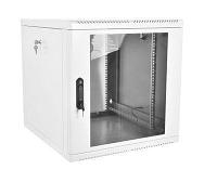 Шкаф коммутационный ЦМО ШРН-М-9.500 настенный, стеклянная передняя дверь, 9U, 600x520 мм