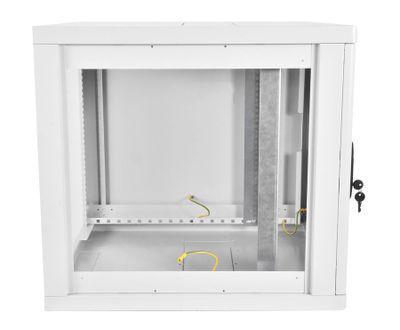 Шкаф коммутационный ЦМО ШРН-М-9.500 настенный, стеклянная передняя дверь, 9U, 600x520 мм - фото 2 - id-p213131322