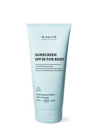 Солнцезащитный крем для тела SPF30 Maklive 200мл.