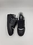 Кроссовки мужские Adidas Forum демисезонные / повседневные/черно-белые, фото 4