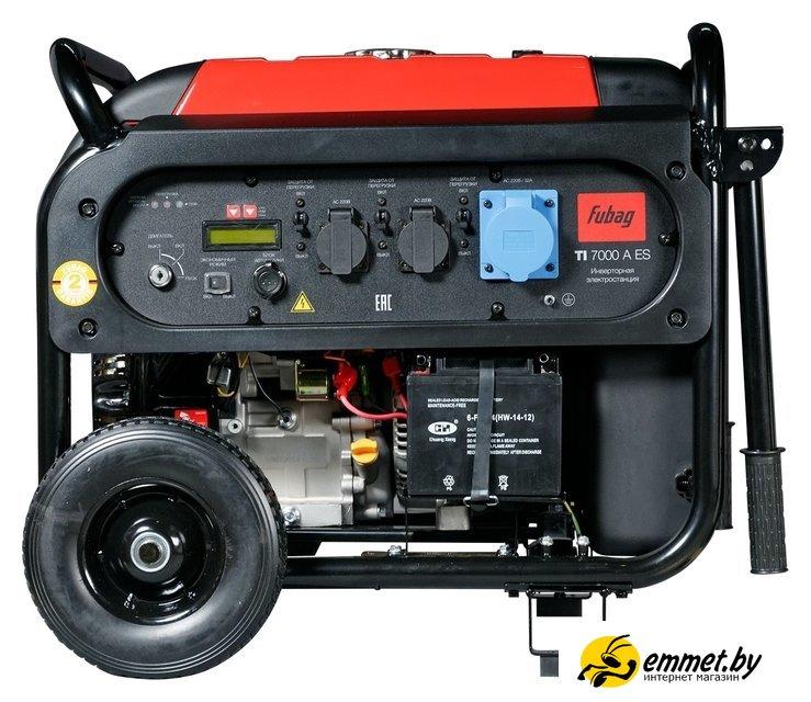 Бензиновый генератор Fubag TI 7000 A ES - фото 2 - id-p214654952
