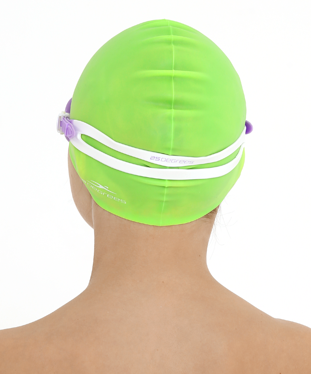 Шапочка для плавания 25DEGREES Nuance Green, силикон, детский - фото 9 - id-p214654957