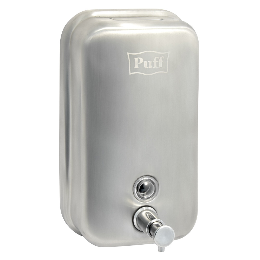 Дозатор для жидкого мыла Puff-8615m нержавейка, 1000мл (матовый)