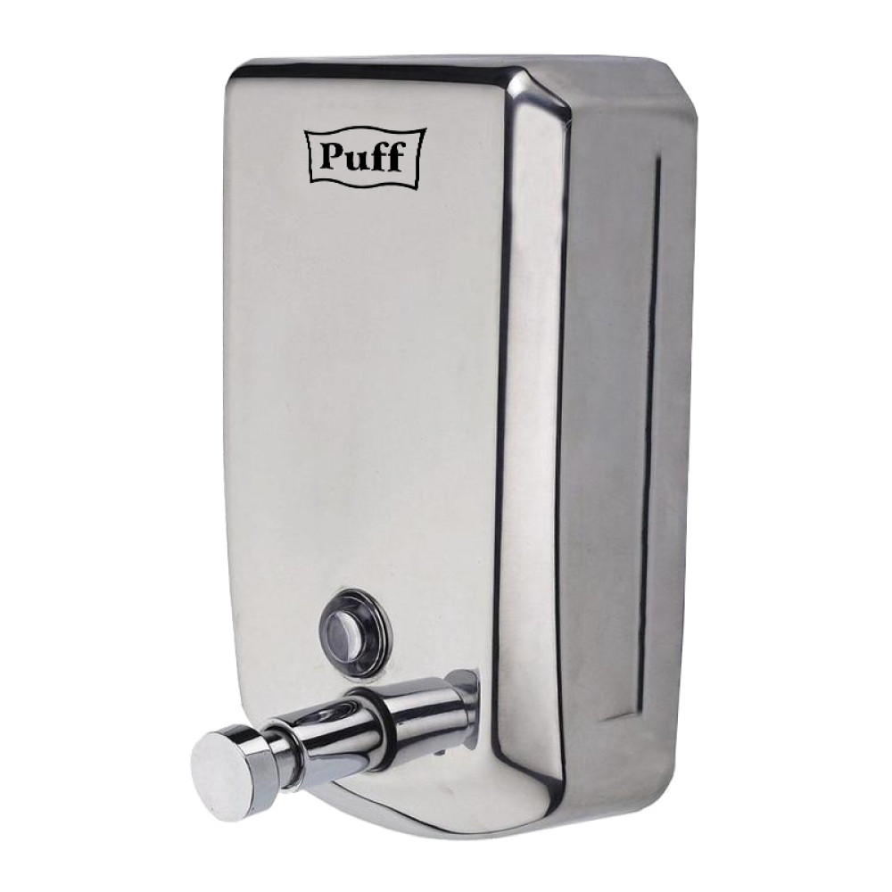 Дозатор для жидкого мыла PUFF-8708 нержавейка, 800мл с замком - фото 1 - id-p104453053
