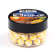 Бойлы POP-UP GBS Hot Spices Острые специи (желтый/белый)  8 мм 40 гр (банка), фото 2